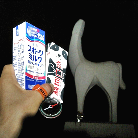 夜だけど初めての陣馬山!